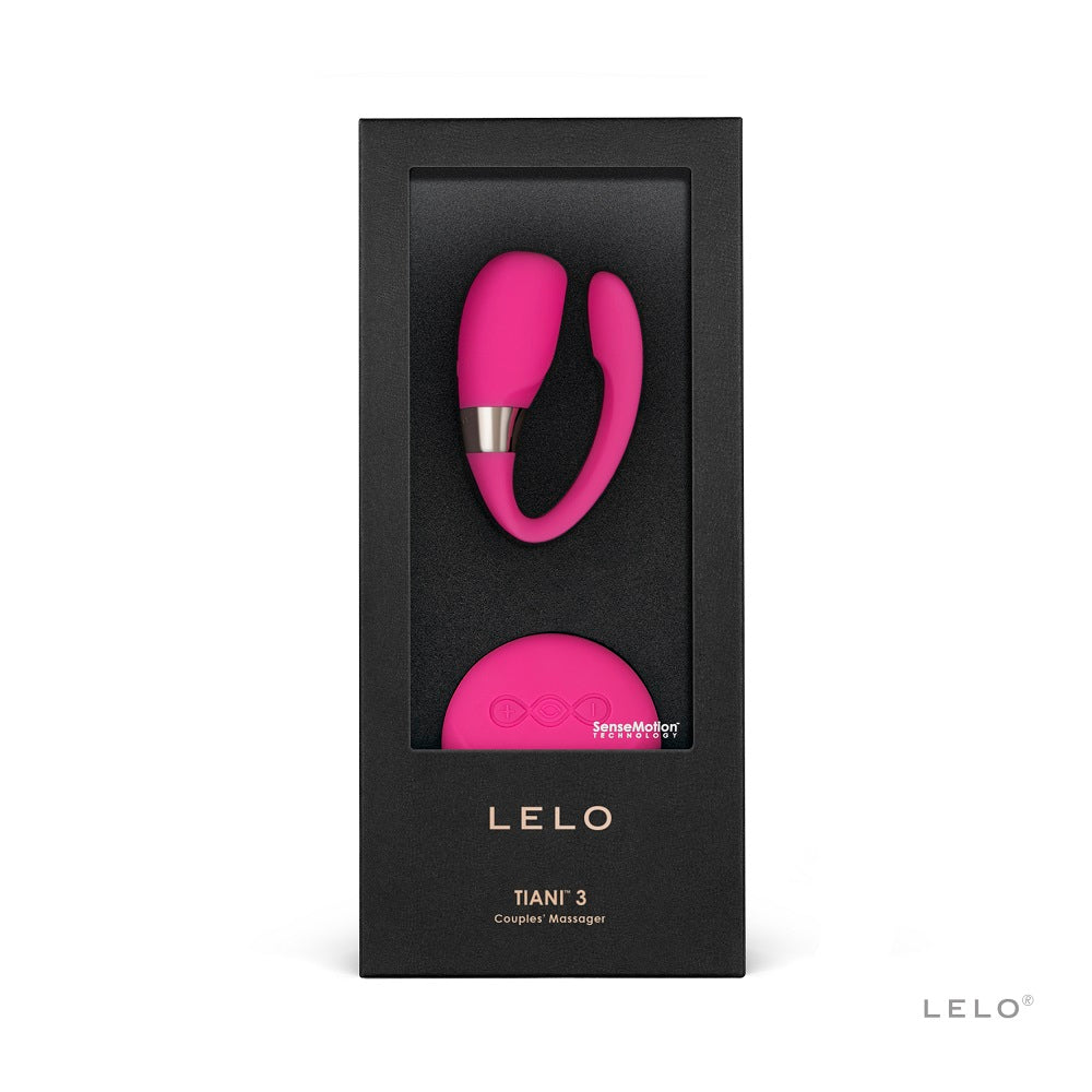 LELO Tiani 3 – Paarmassagegerät, kirschrot