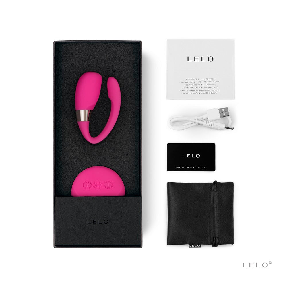LELO Tiani 3 – Paarmassagegerät, kirschrot