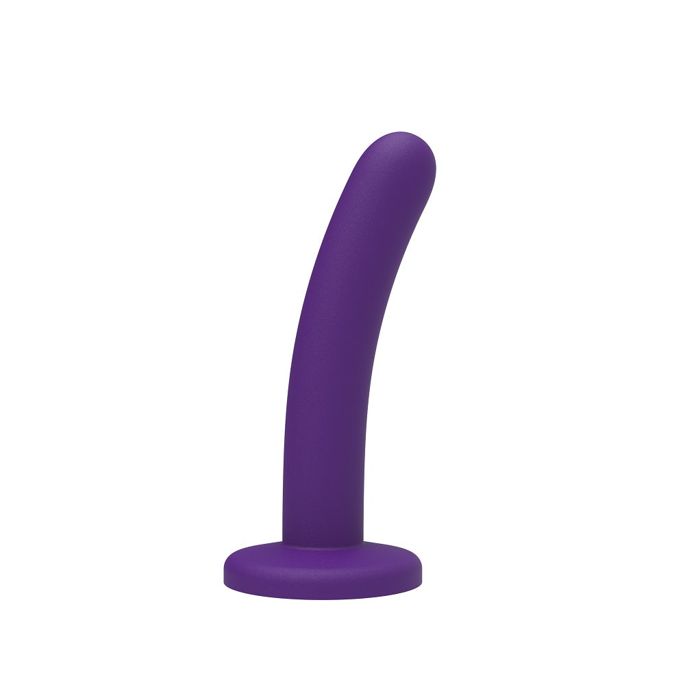 Mina Silk gebogener Silikondildo mit Saugnapf, 13,3 cm