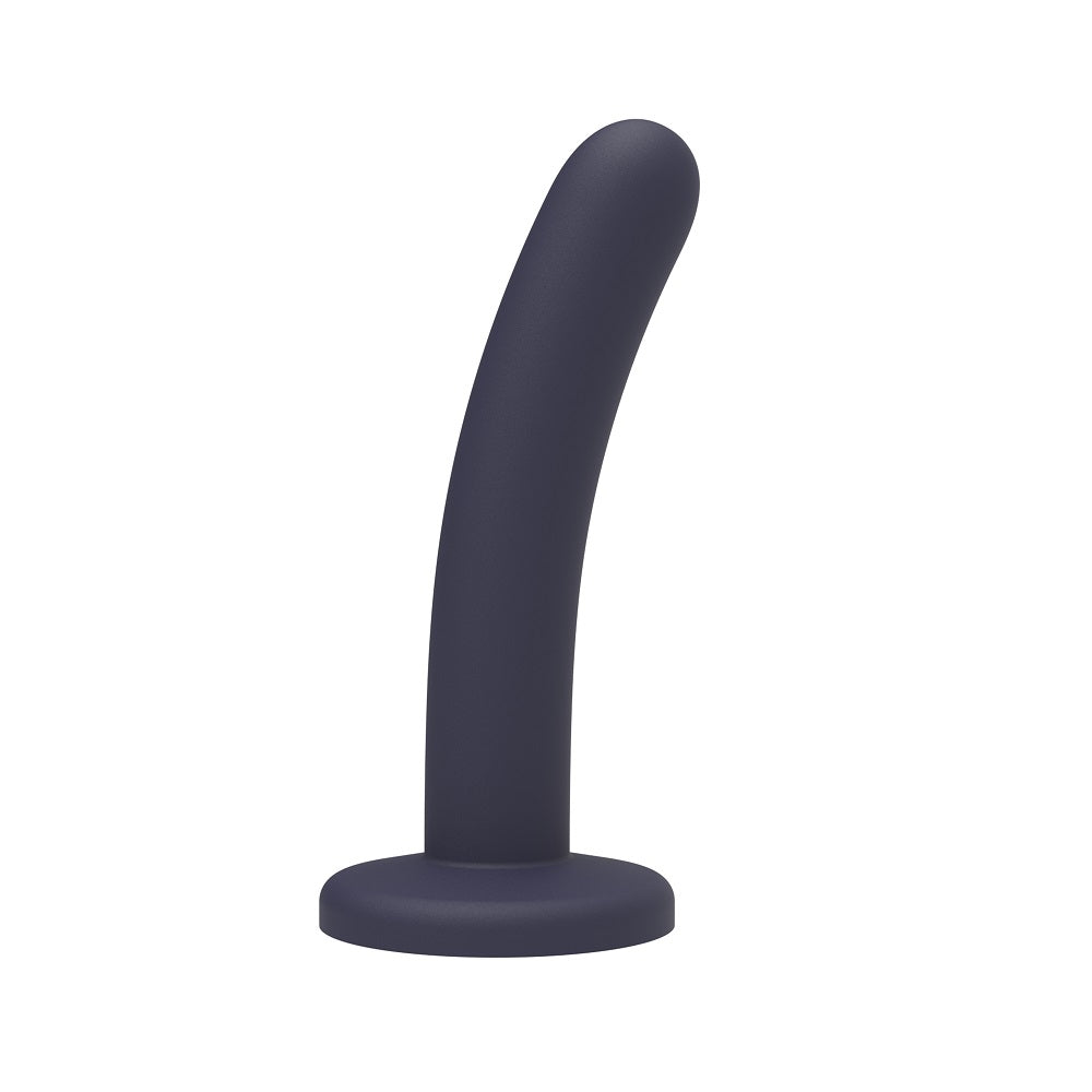 Mina Pure gebogener Silikondildo mit Saugnapf, 17 cm