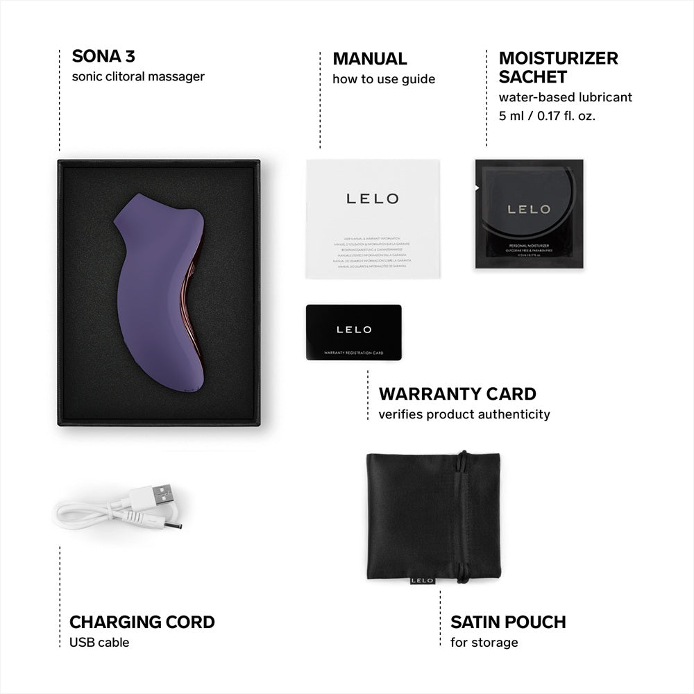 LELO Sona 3 Klitorismassagegerät Cyber Purple
