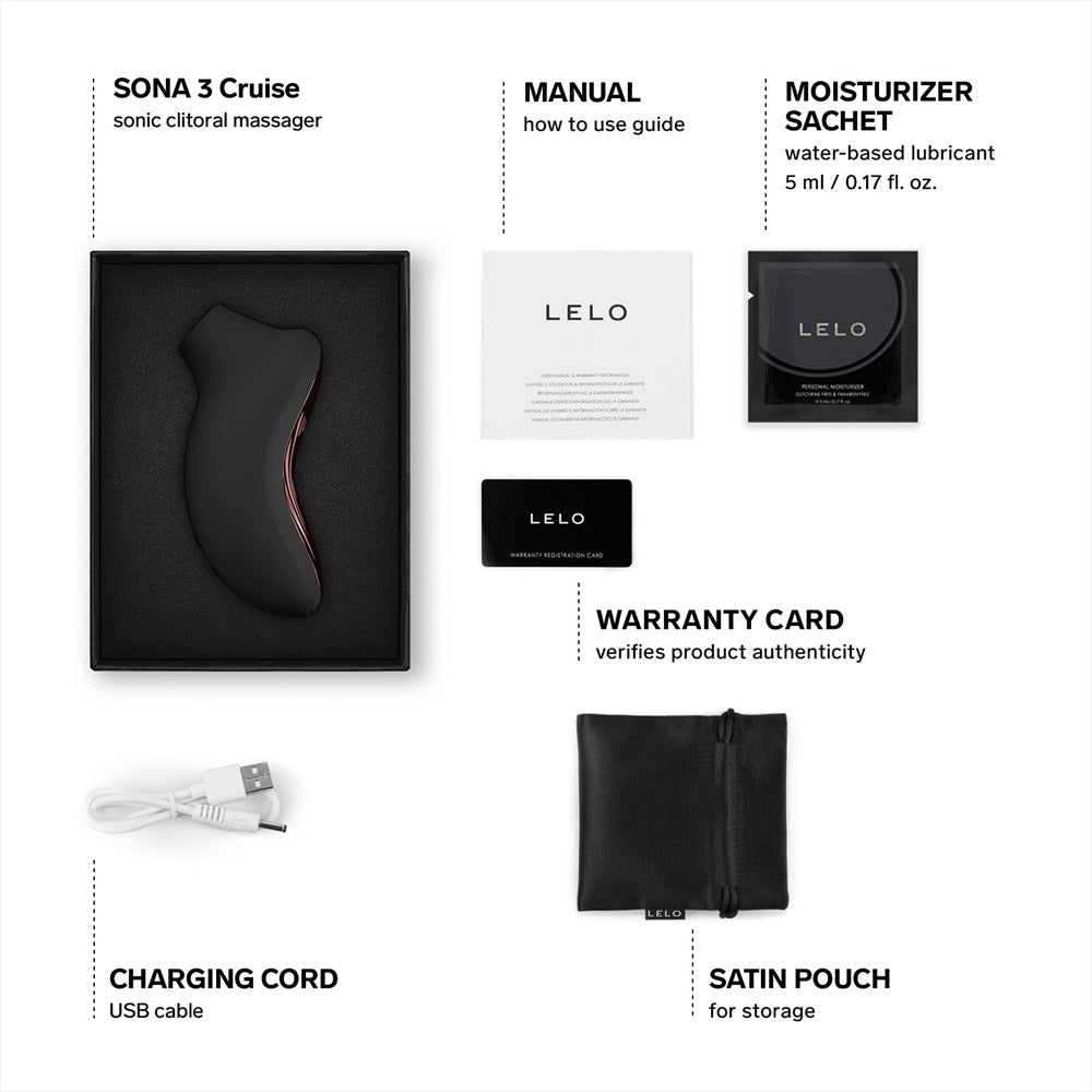 LELO Sona 3 Cruise Klitorismassagegerät Schwarz