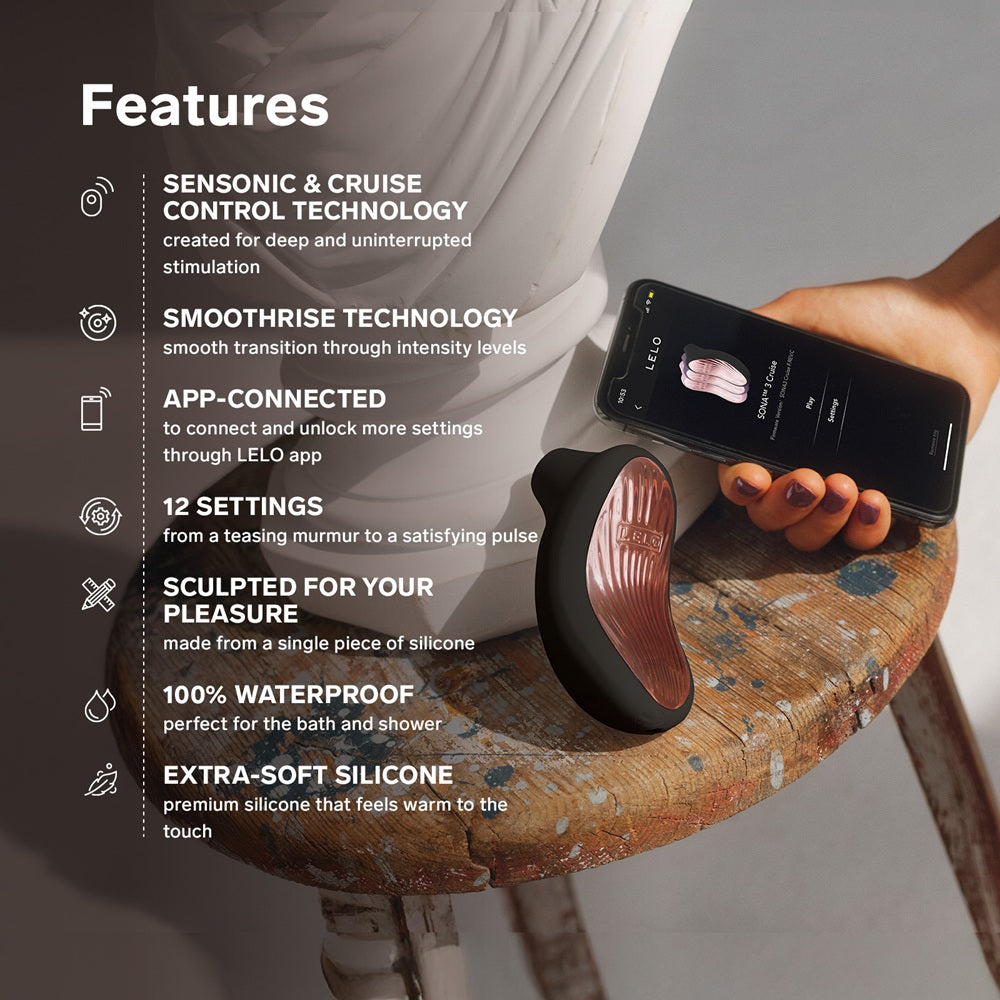 LELO Sona 3 Cruise Klitorismassagegerät Schwarz