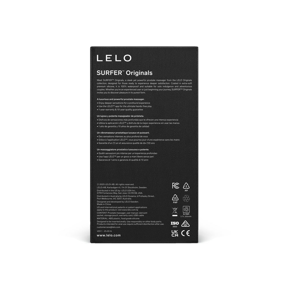 Lelo Originals SURFER Analplug