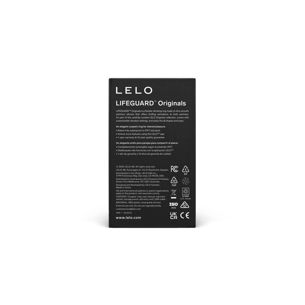 Lelo Originals LIFEGUARD Vibrierender Penisring