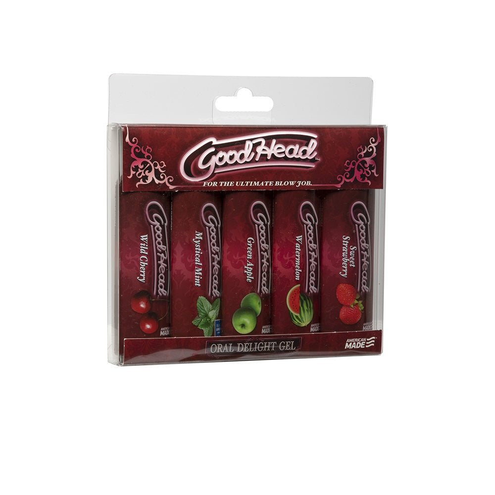 Doc Johnson Good Head Ultimate – Oralverkehr-Gel (5er-Pack)
