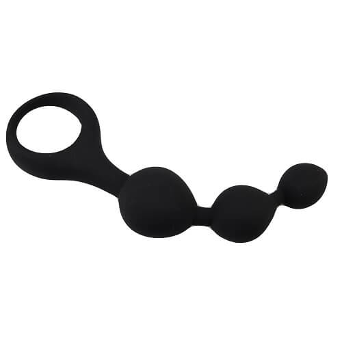 Loving Joy Triple Ripple Analkugeln – Schwarz