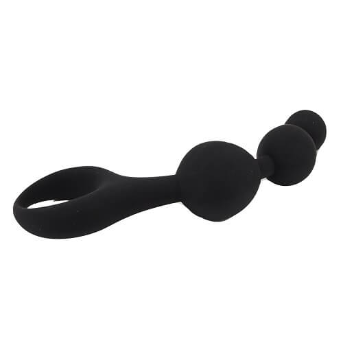 Loving Joy Triple Ripple Analkugeln – Schwarz