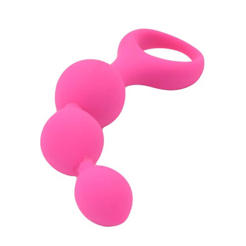 Loving Joy Triple Ripple Analkugeln – Rosa