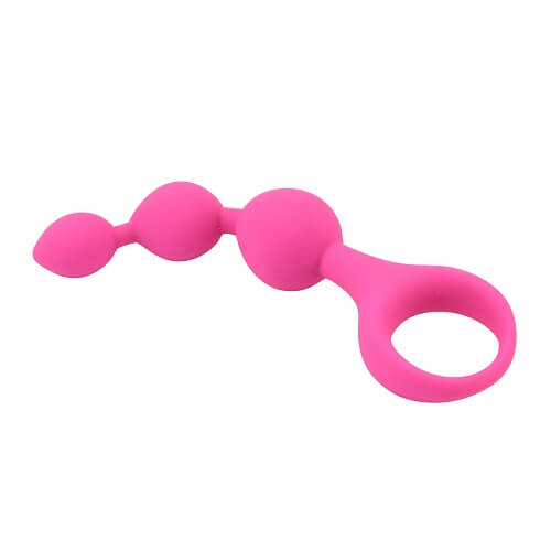 Loving Joy Triple Ripple Analkugeln – Rosa