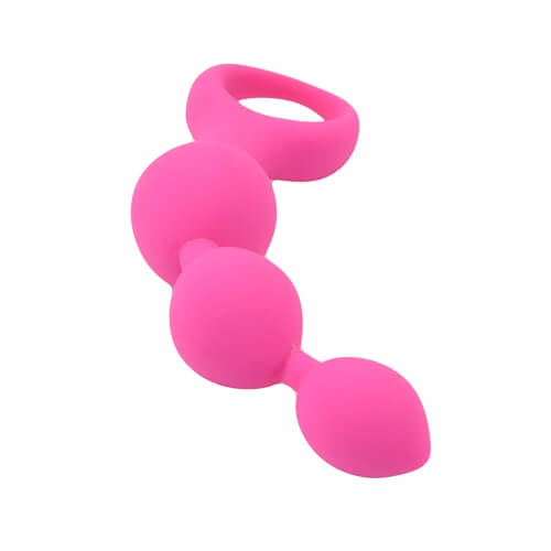 Loving Joy Triple Ripple Analkugeln – Rosa