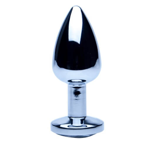 Precious Metals Silber-Analplug – klein