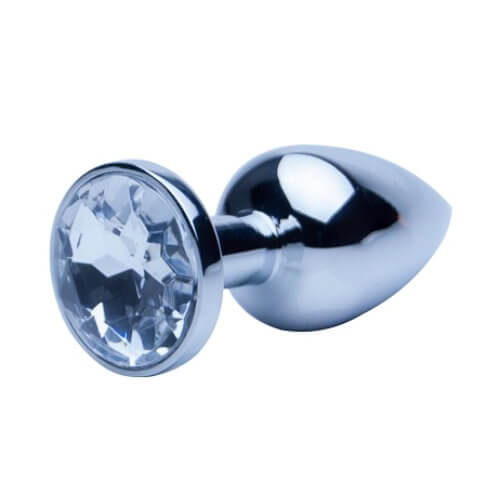 Precious Metals Silber-Analplug – groß