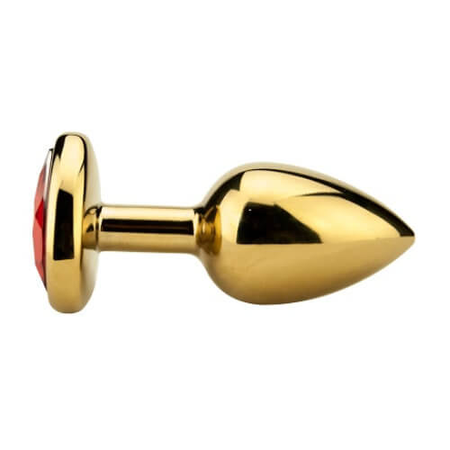 Precious Metals Analplug in Herzform – Gold