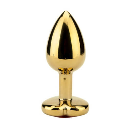 Precious Metals Analplug in Herzform – Gold