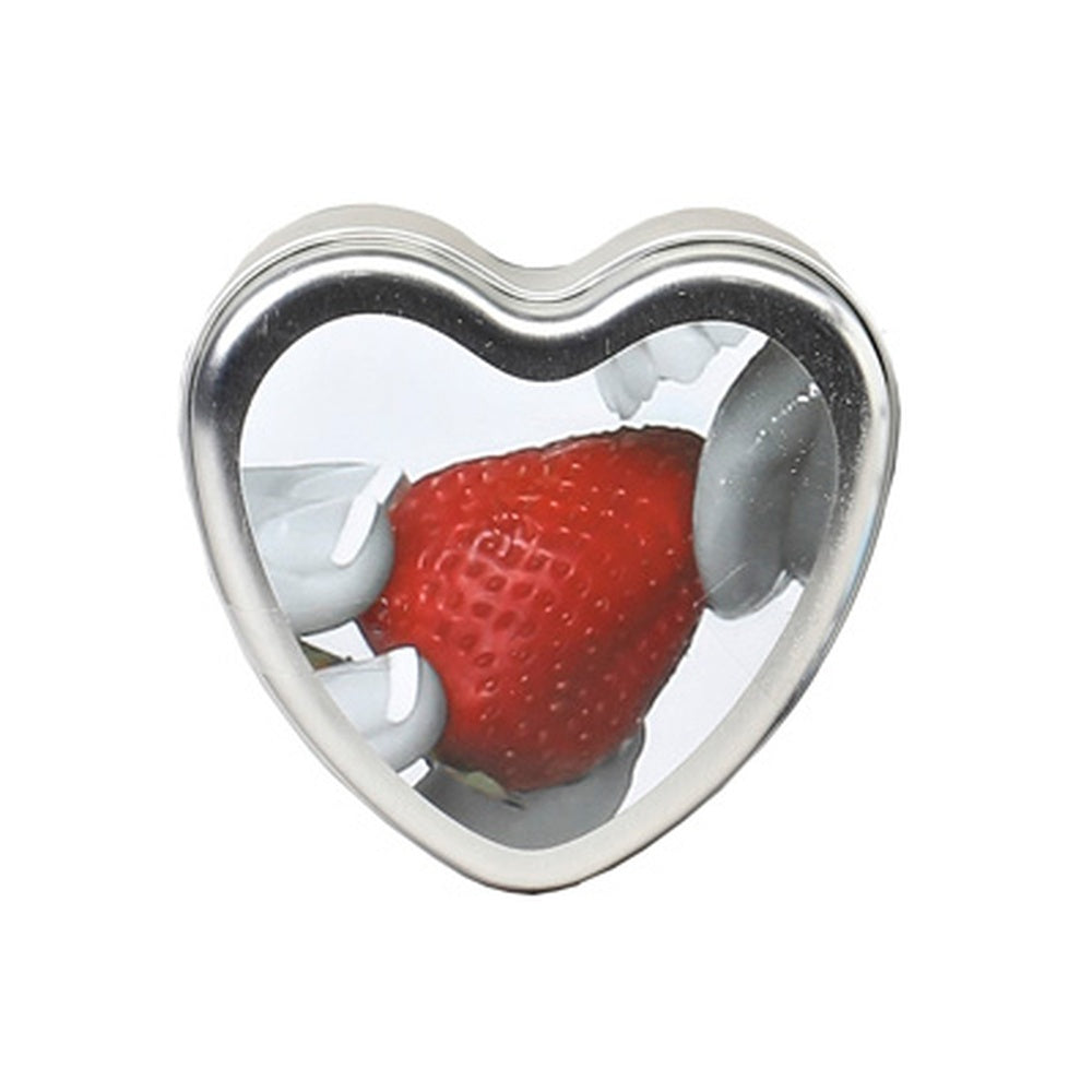 Earthly Body Heart 3-in-1 essbare Massagekerze 113 g