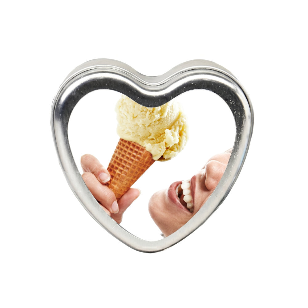 Earthly Body Heart 3-in-1 essbare Massagekerze 113 g
